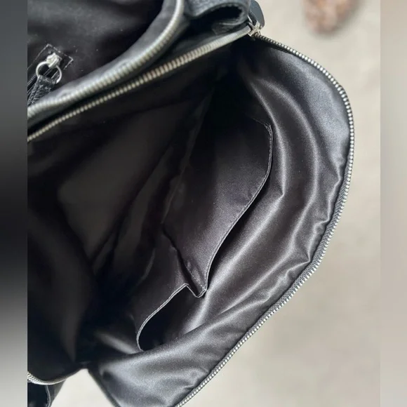 Vintage Coach Penelope Black Pebbled Leather Turnlock Satchel Shoulder Bag - Picture 11 of 15